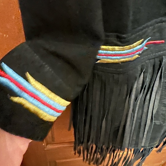 Fabulous Vintage Erez Levy Fringe Jacket Size M - Picture 5 of 8